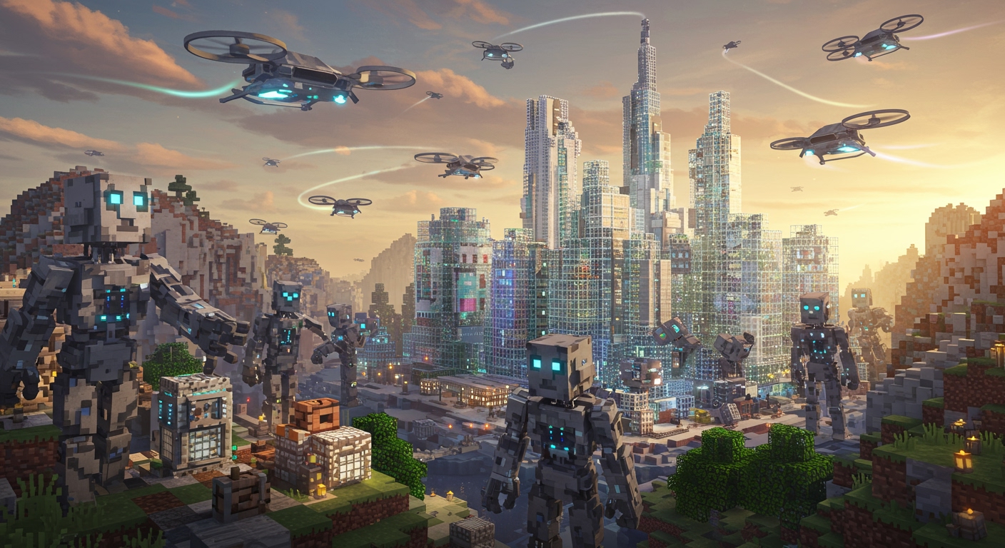 AI no Minecraft: Como a IA Está Transformando o Jogo