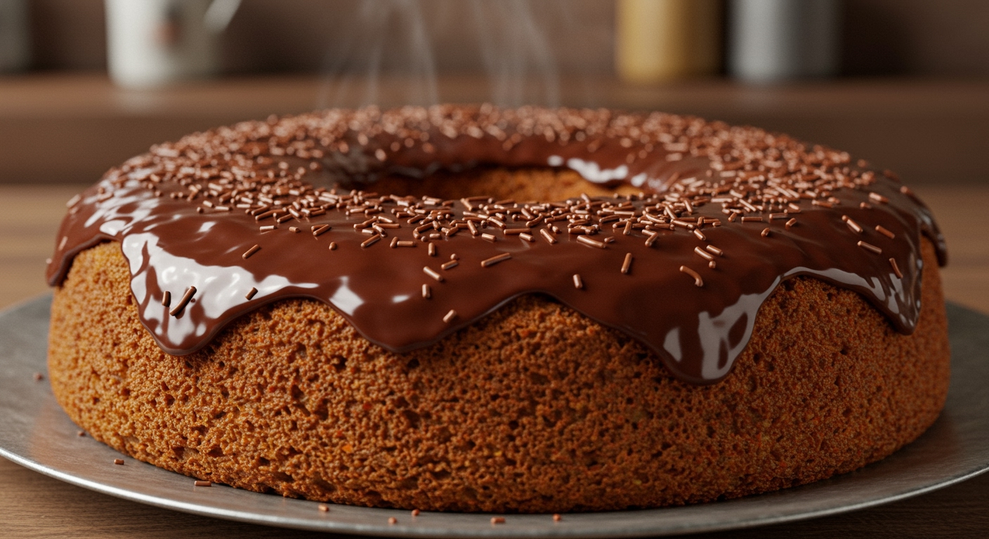 Bolo de Cenoura: A Receita Tradicional com Cobertura de Chocolate