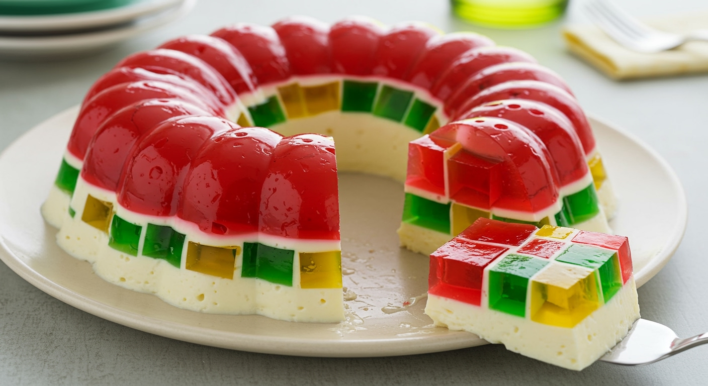 Como Fazer Mosaico de Gelatina