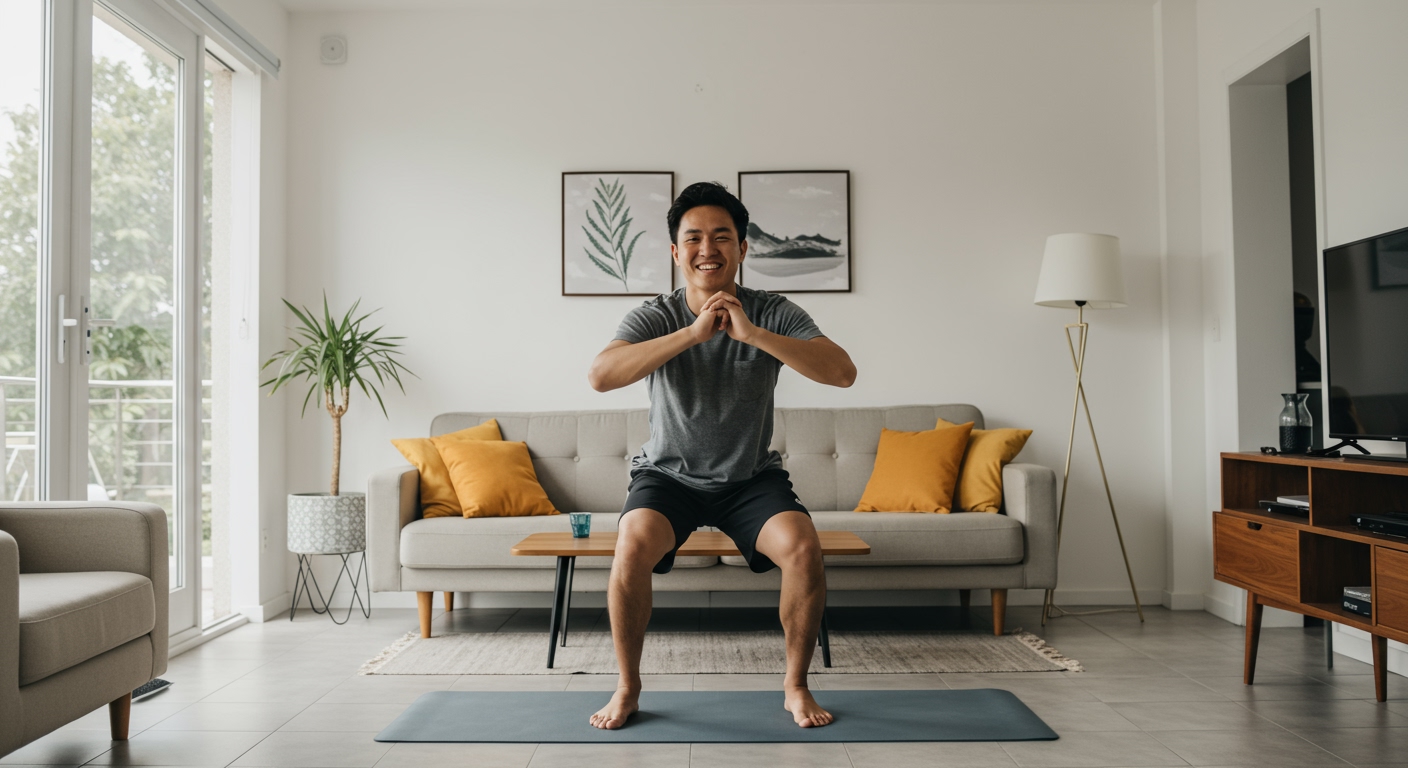 Exercícios em Casa: Rotinas Rápidas e Eficazes.