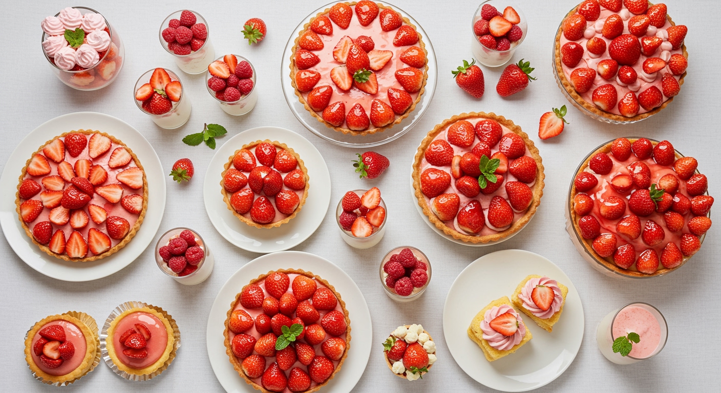 Receita de Morango: Sobremesas Irresistíveis com a Fruta