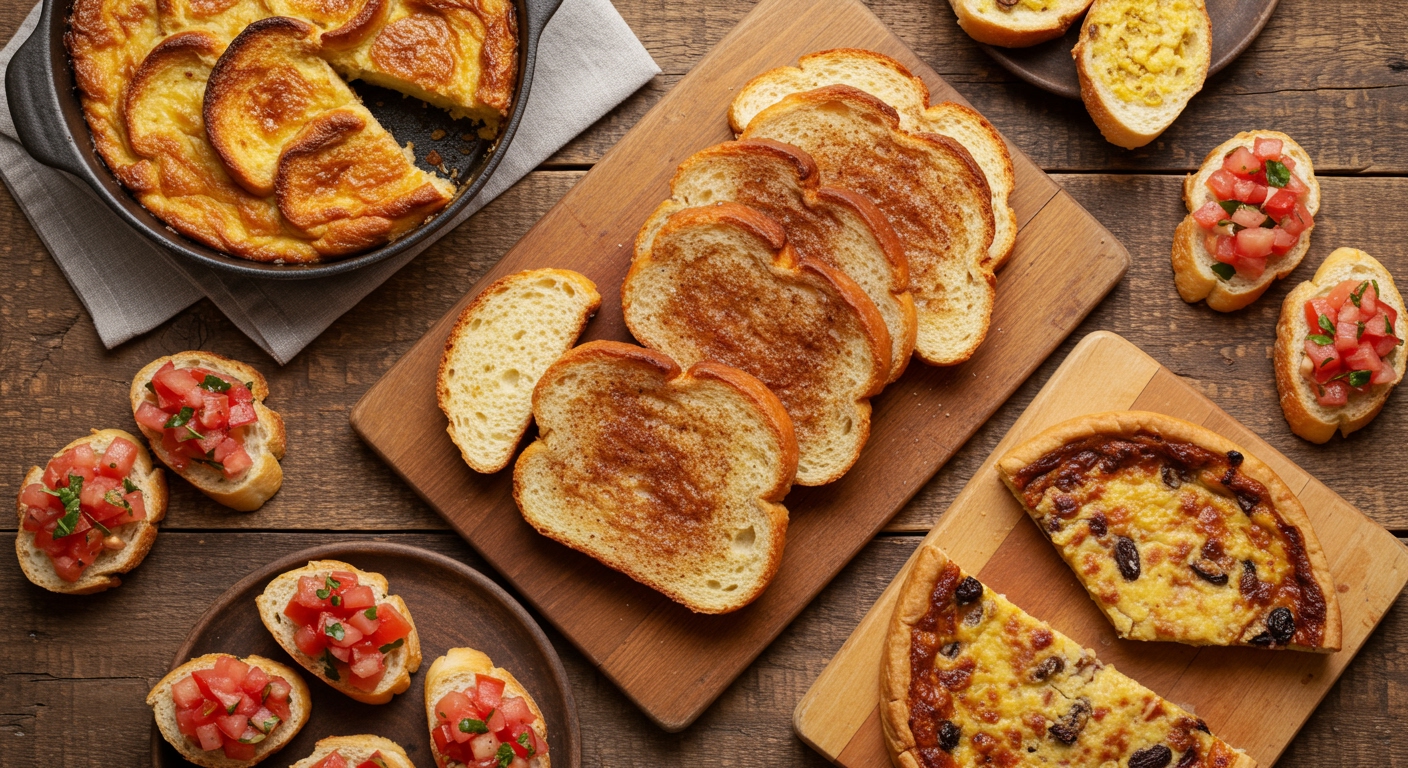 Reinventando o Pão Nosso de Cada Dia: Receitas Criativas e Saborosas com Pão